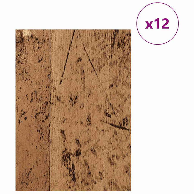 Vidaxx Dekorplatten 12 Stück Altholz 30 x 42 x 0,27 cm Holzwerkstoff