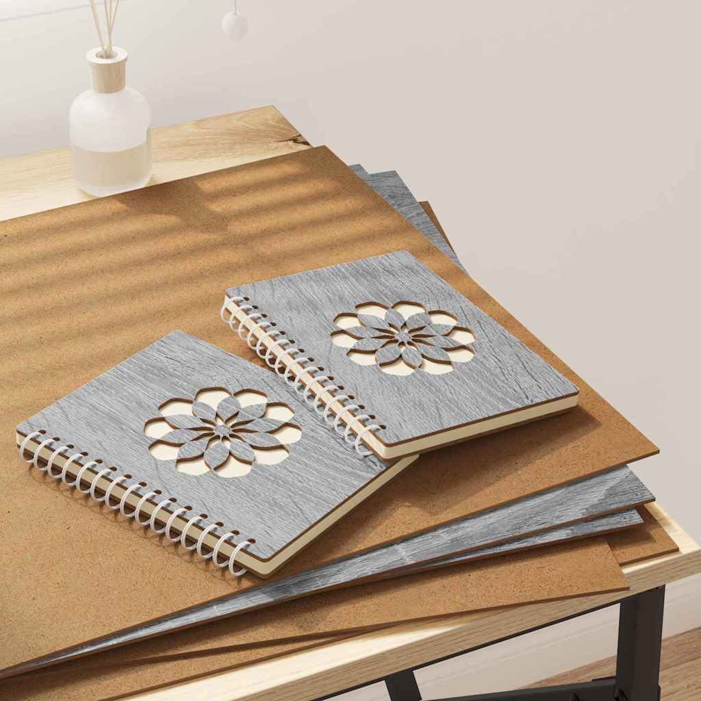 Vidaxx Dekorplatten 50 Stk. Grau Sonoma 40 x 60 x 0,27 cm Holzwerkstoff