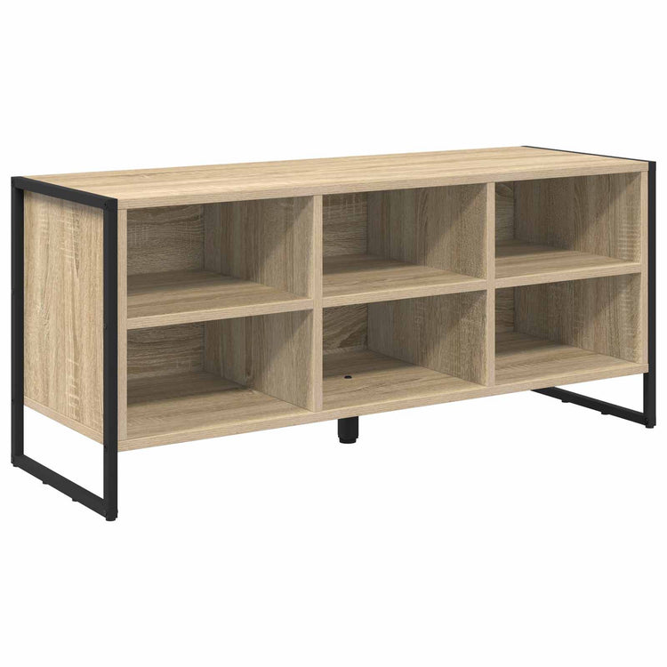 Vidaxl Schuhschrank mit Stauraum Sonoma 60 x 35 x 44 cm Holzwerkstoff