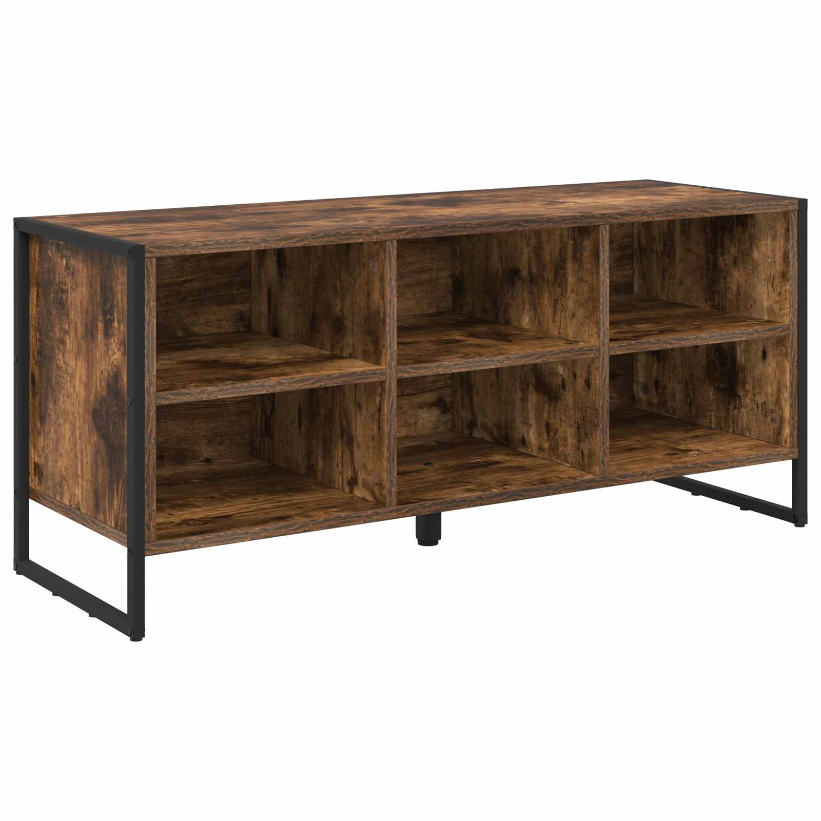 Vidaxx Schuhschrank mit Stauraum Raucheiche 60 x 35 x 44 cm Holzwerkstoff