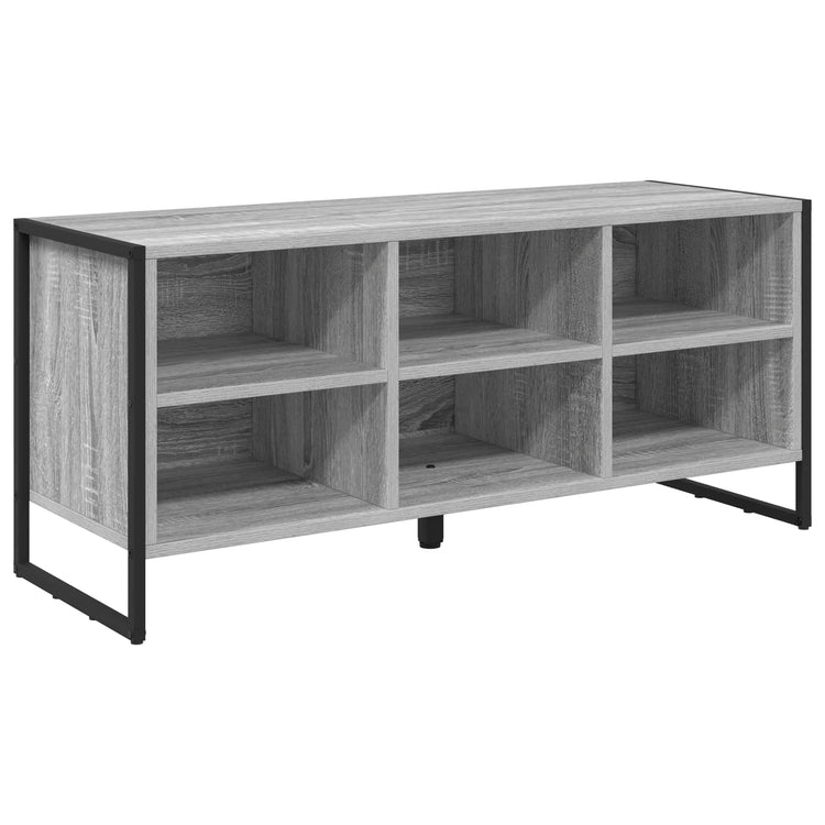 Vidaxl Schuhschrank Sonoma grau 60 x 35 x 44 cm fertiges Holz