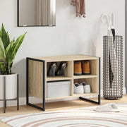 Vidaxl Schuhschrank mit Stauraum Sonoma 60 x 35 x 44 cm Holzwerkstoff - afbeelding 1