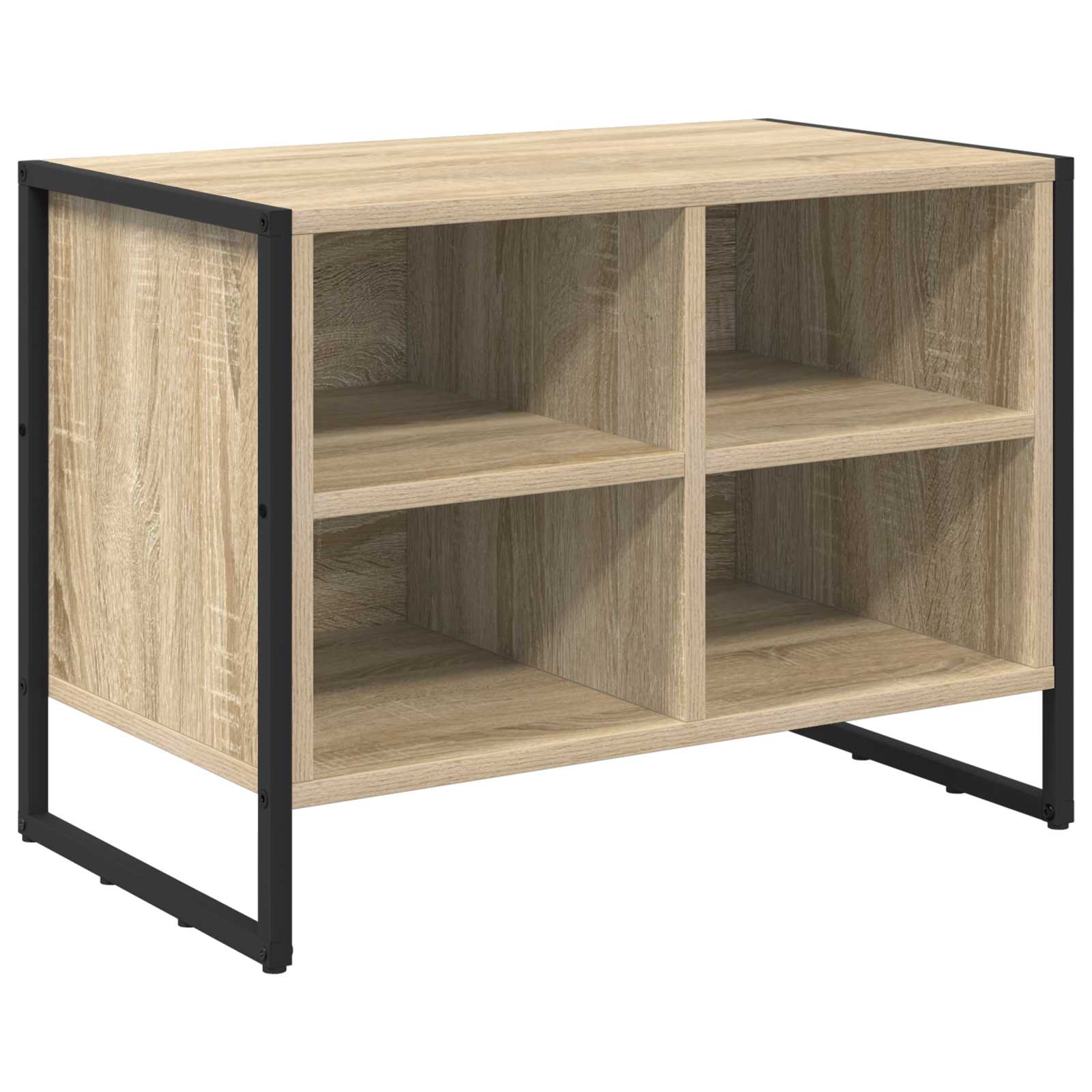 Vidaxl Schuhschrank mit Stauraum Sonoma 60 x 35 x 44 cm Holzwerkstoff