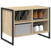 Vidaxl Schuhschrank mit Stauraum Sonoma 60 x 35 x 44 cm Holzwerkstoff