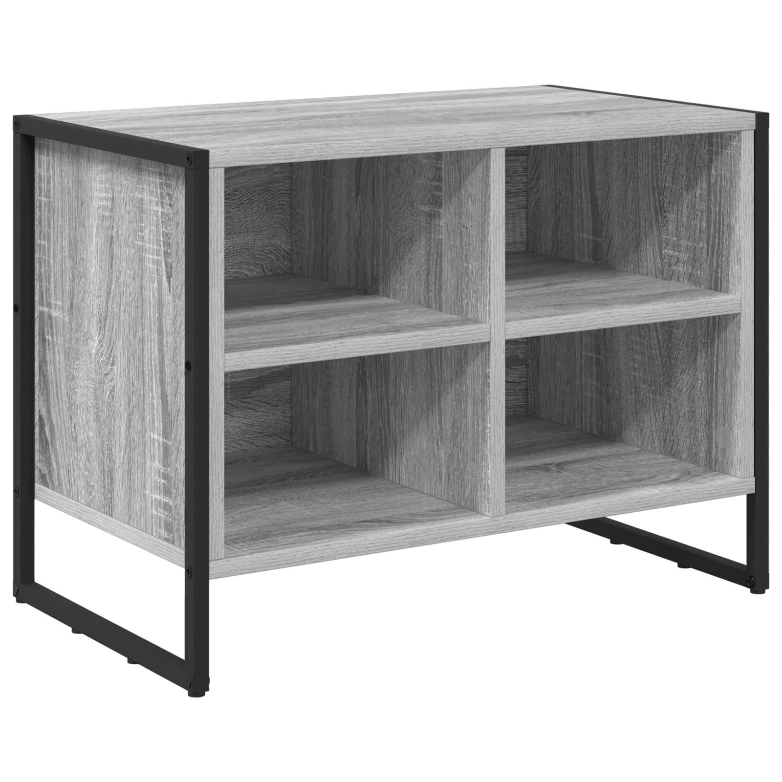 Vidaxl Schuhschrank Sonoma grau 60 x 35 x 44 cm fertiges Holz