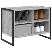 Vidaxl Schuhschrank Sonoma grau 60 x 35 x 44 cm fertiges Holz - afbeelding 3