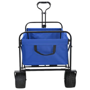 Vidaxx faltbarer Handwagen blau 89 x 63 x 96 cm Stahl und Oxford-Stoff - afbeelding 3