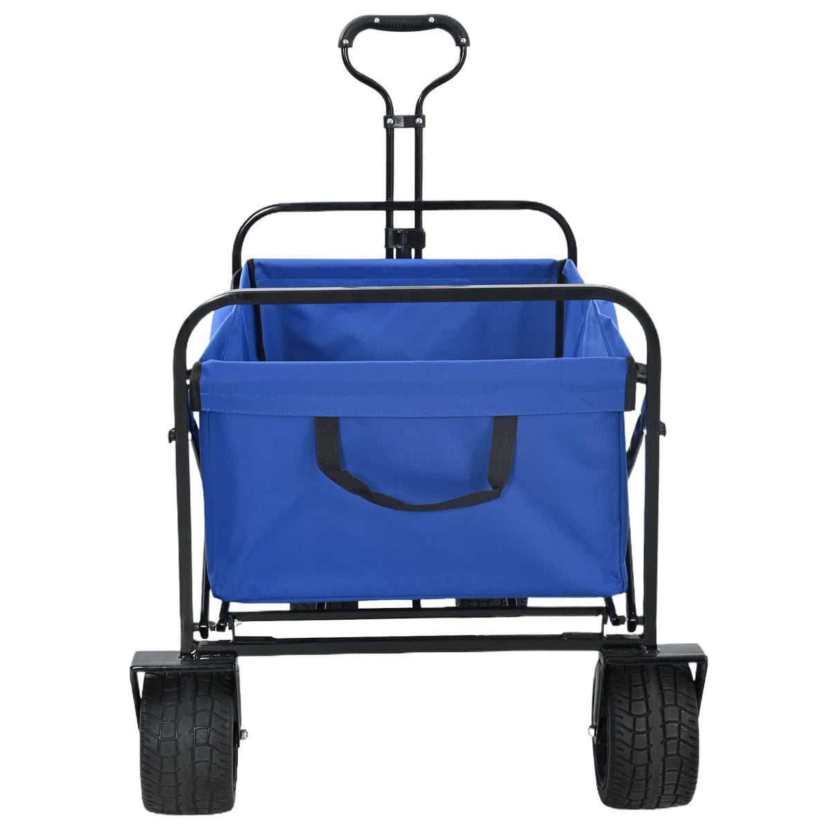 Vidaxx faltbarer Handwagen blau 89 x 63 x 96 cm Stahl und Oxford-Stoff