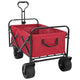 Vidaxx faltbarer Handwagen rot 89 x 63 x 96 cm Stahl und Oxford-Stoff