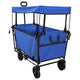 Vidaxx faltbarer Handwagen schwarz 105 x 56,5 x 116 cm Oxford-Stoff