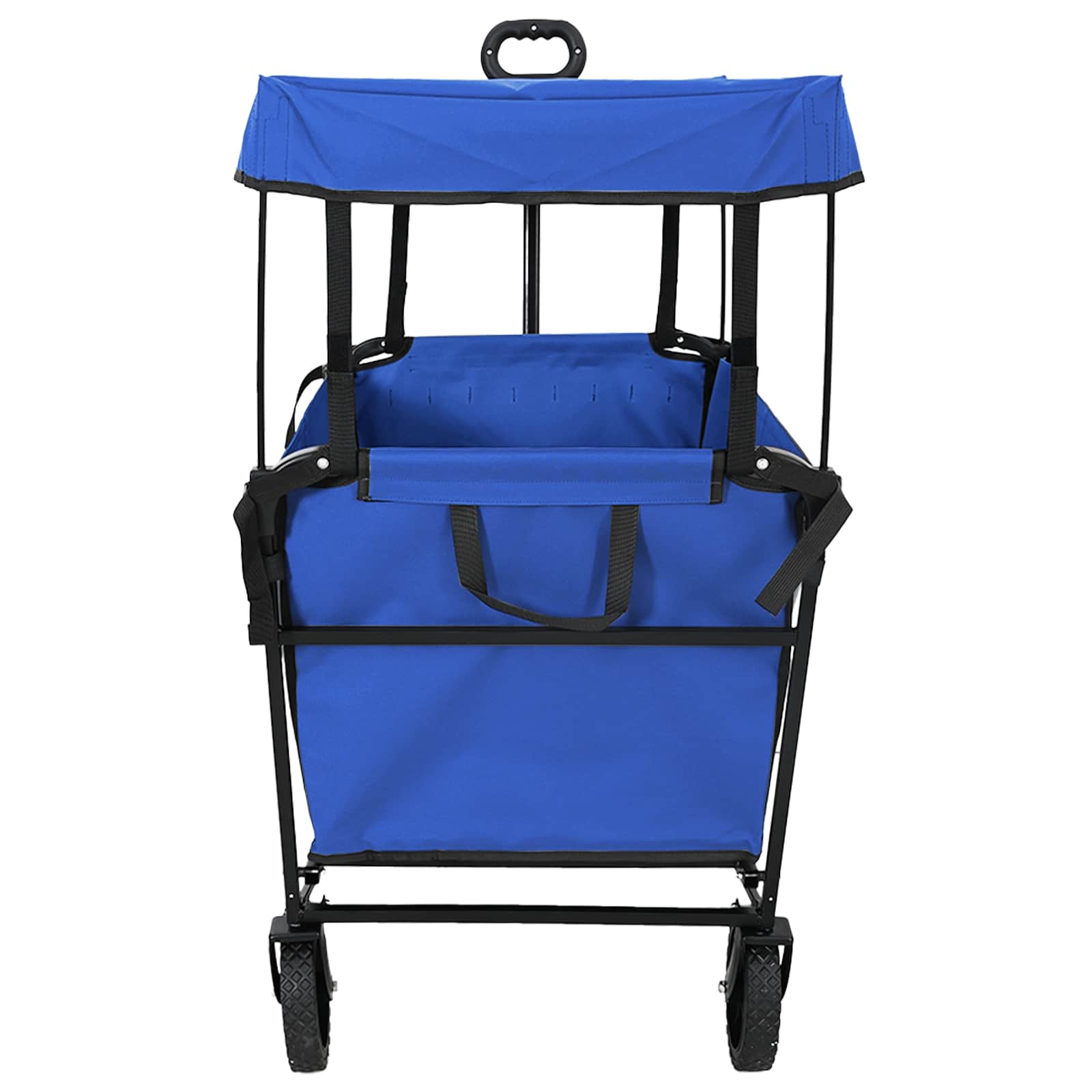 Vidaxx faltbarer Handwagen schwarz 105 x 56,5 x 116 cm Oxford-Stoff