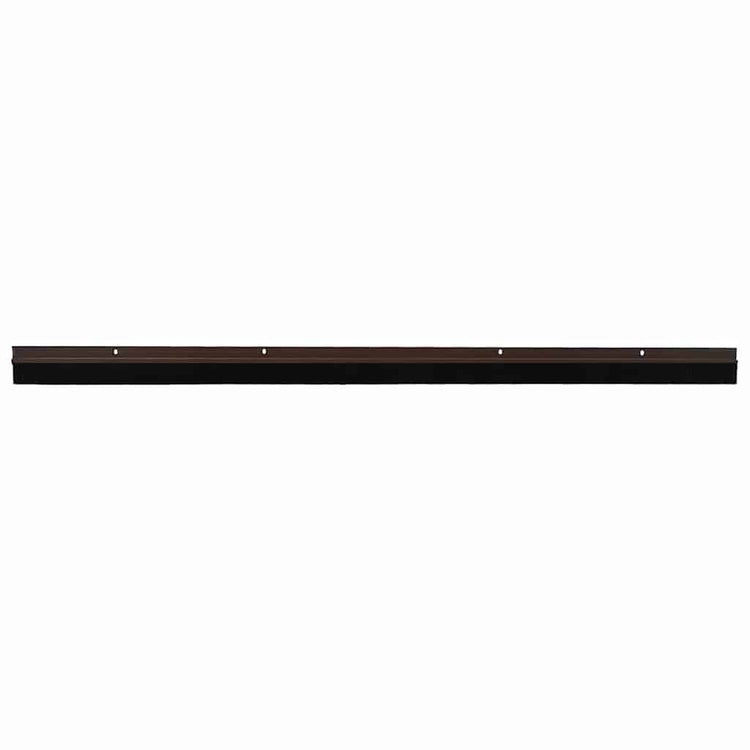 Vidaxx schraubbare Türbürstenverschlüsse 12 Stück braun 100 cm
