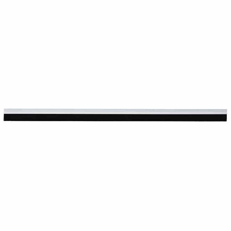 Vidaxx selbstklebende Türbürsten 6 Stück weiß 100 cm Aluminiumlegierung