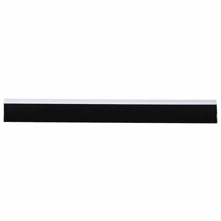 Vidaxx selbstklebende Türbürsten 12 Stück weiß 100 cm Aluminiumlegierung