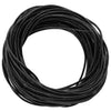 Vidaxl Lederband schwarz ø1,5 mm x 50 m Leder
