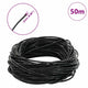VidaXL Lederband schwarz ø2 mm x 50 m Leder