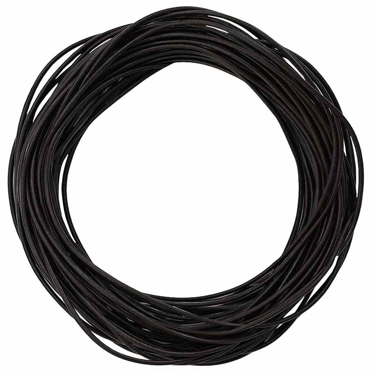 Vidaxl Lederband dunkelbraun ø2 mm x 10 m Leder