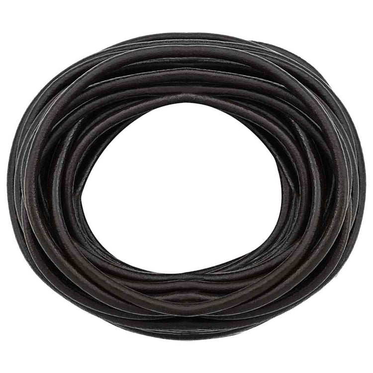 Vidaxl Lederband dunkelbraun ø4 mm x 50 m Leder
