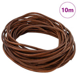 Vidaxl Lederband hellbraun ø2,5 mm x 10 m Leder - afbeelding 2
