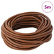 Vidaxl Lederband hellbraun ø4 mm x 5 m Leder