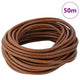 Vidaxxl Lederband hellbraun ø5 mm x 50 m Leder