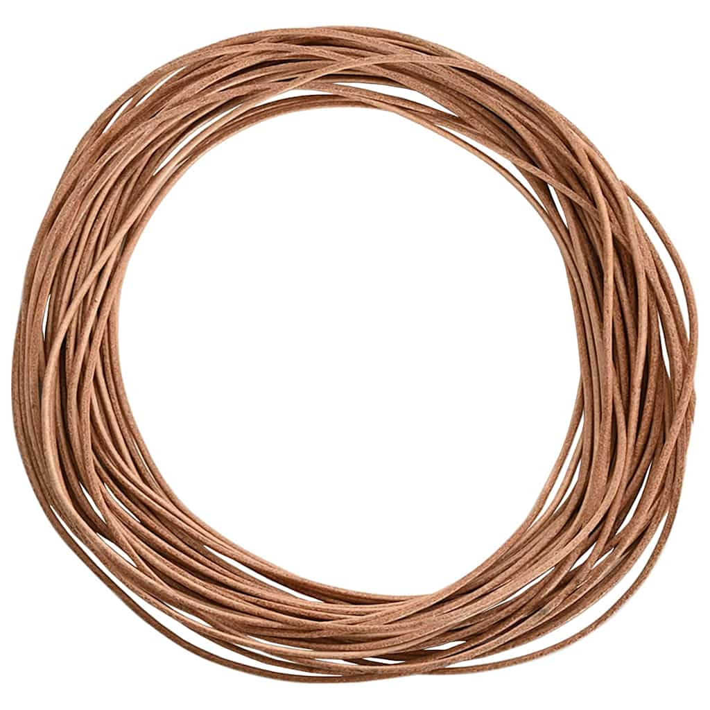 Vidaxl Lederband braun ø1,5 mm x 50 m Leder