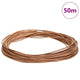 Vidaxl Lederband braun ø2,5 mm x 5 m Leder
