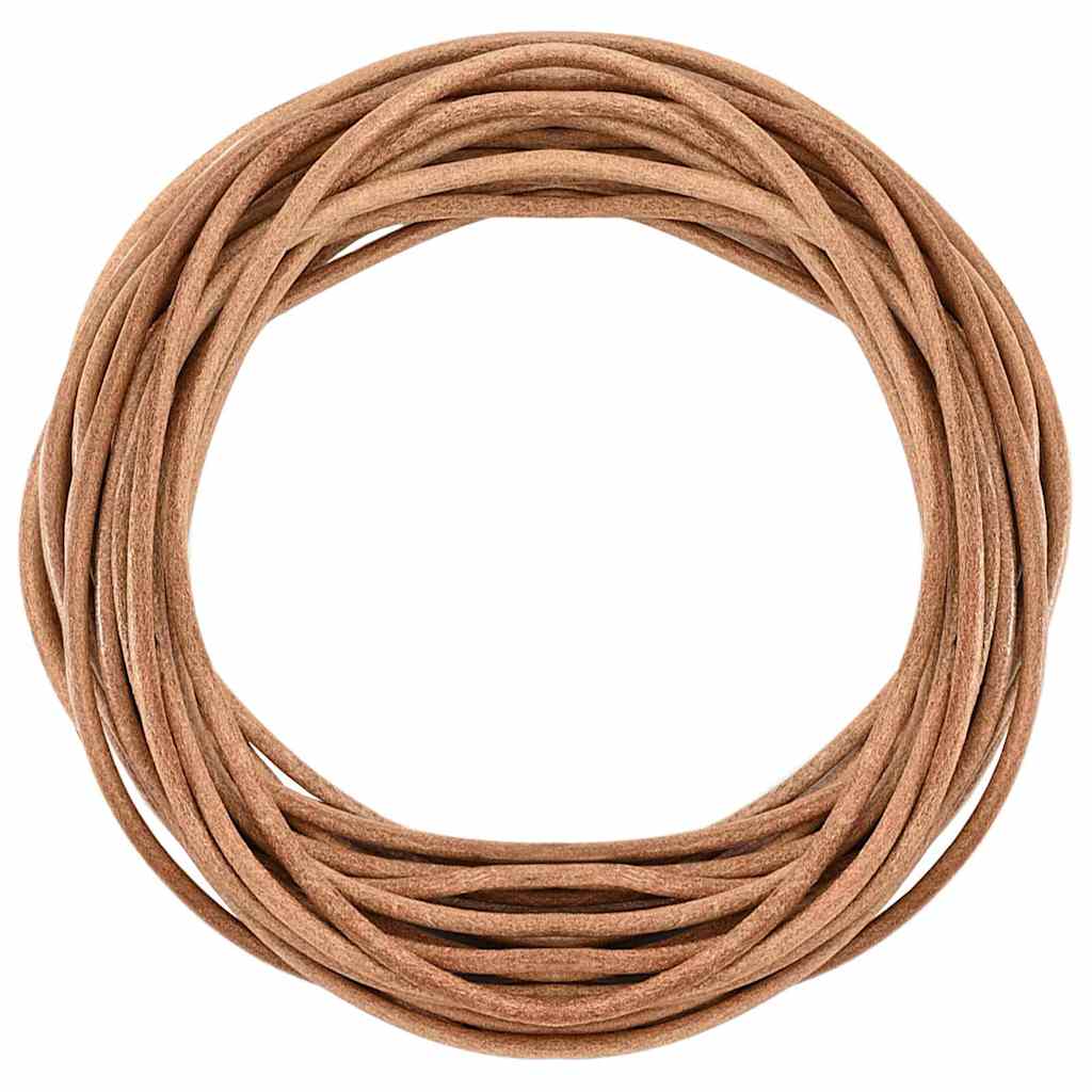 Vidaxl Lederband braun ø4 mm x 10 m Leder