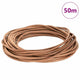 Vidaxl Lederband braun ø4 mm x 50 m Leder