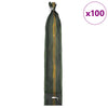 VidaXL Sandsäcke 100 Stück dunkelgrün 120 x 27 cm HDPE