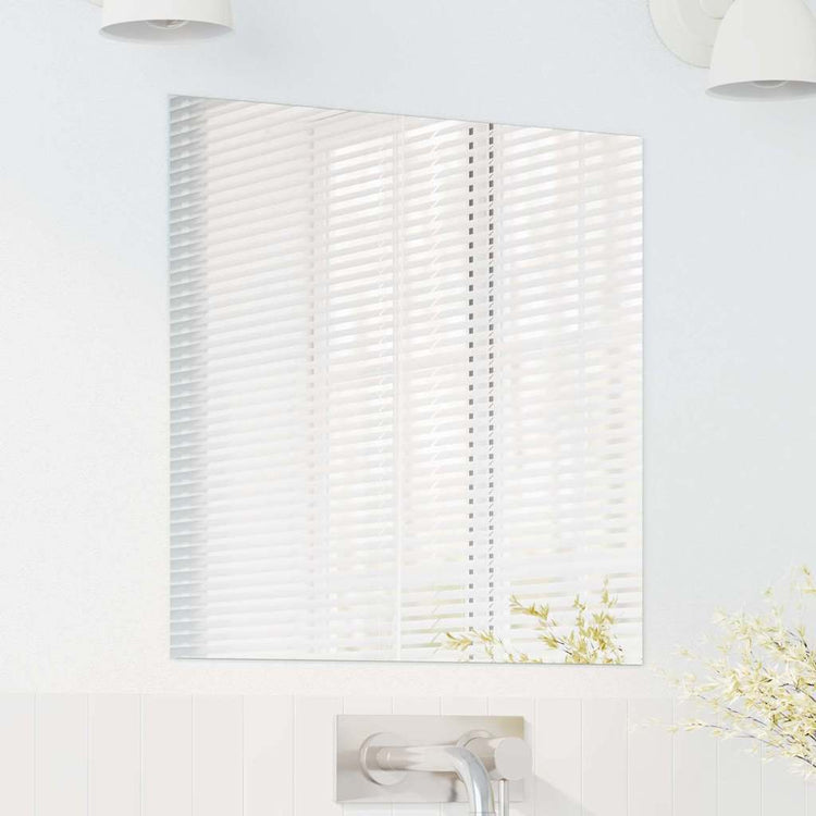 Vidaxx Wandspiegel quadratisch 50 x 50 cm Hartglas