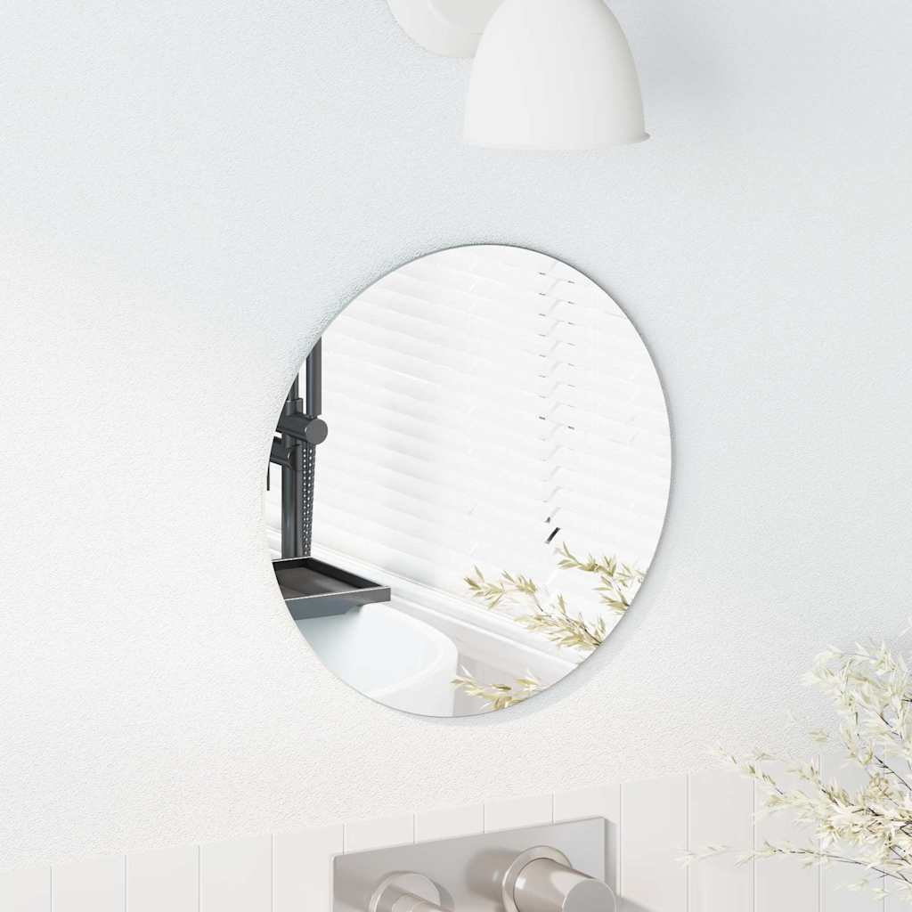 Vidaxx Wandspiegel rund ø 30 cm Hartglas
