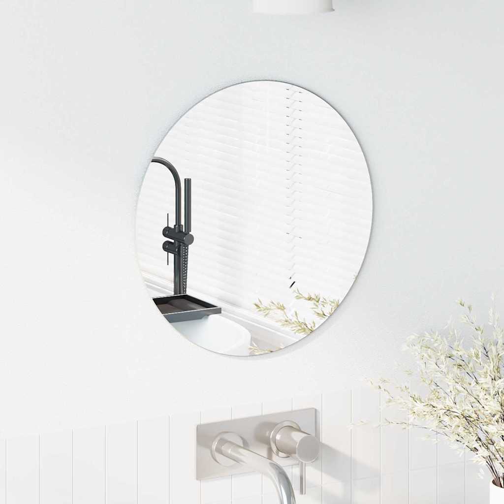 Vidaxx Wandspiegel rund ø 40 cm Hartglas
