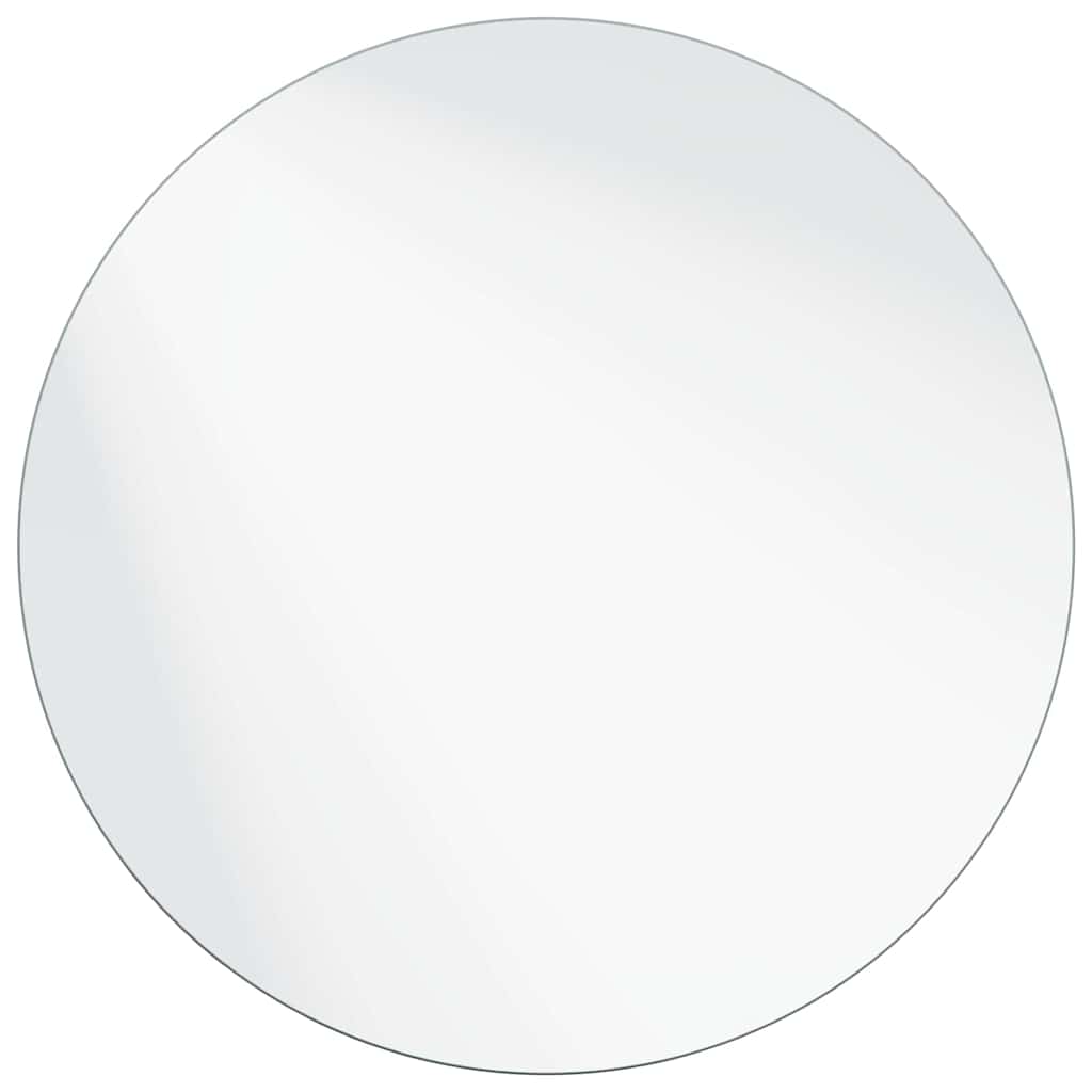 Vidaxx Wandspiegel rund ø 60 cm Hartglas