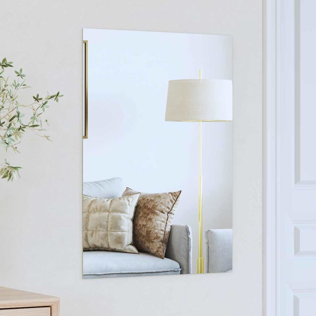 Vidaxx Wandspiegel rechteckig 70 x 50 cm Hartglas