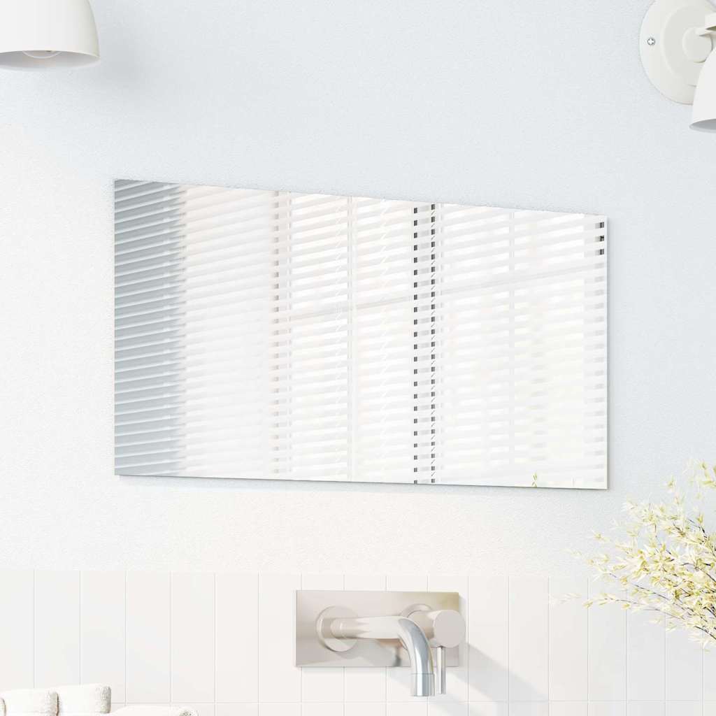 Vidaxx Wandspiegel rechteckig 30 x 60 cm Hartglas