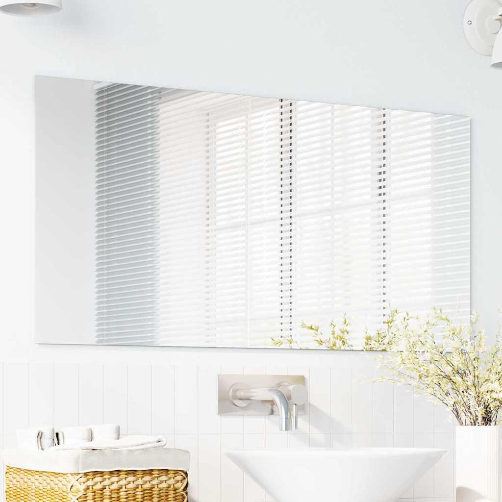 Vidaxx Wandspiegel rechteckig 50 x 100 cm Hartglas