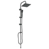 Vidaxx Duschset schwarz 47 x 20 x 95 cm Edelstahl