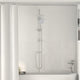 Vidaxx Duschset Silber 47 x 20 x 95 cm Edelstahl