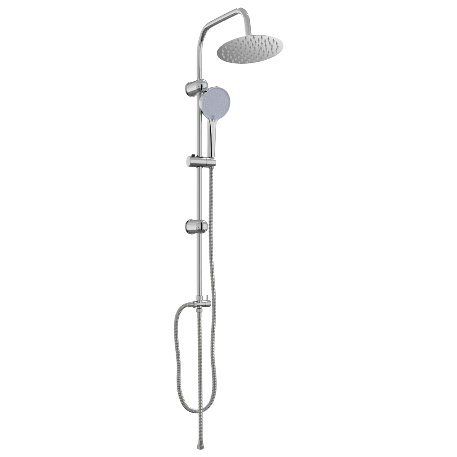 Vidaxx Duschset Silber 47 x 20 x 95 cm Edelstahl