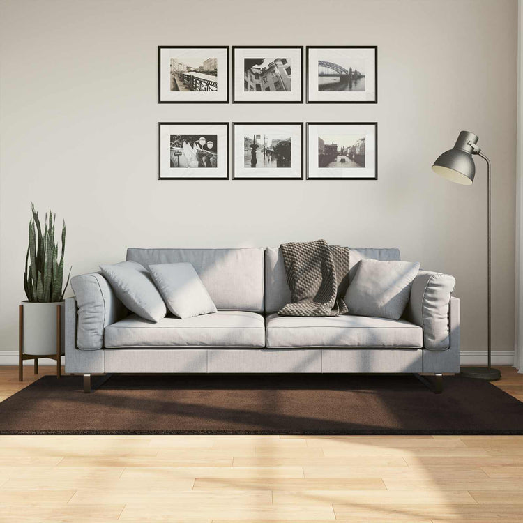Vidaxx Teppiche rechteckig Huarte braun 200 x 100 cm Polyester