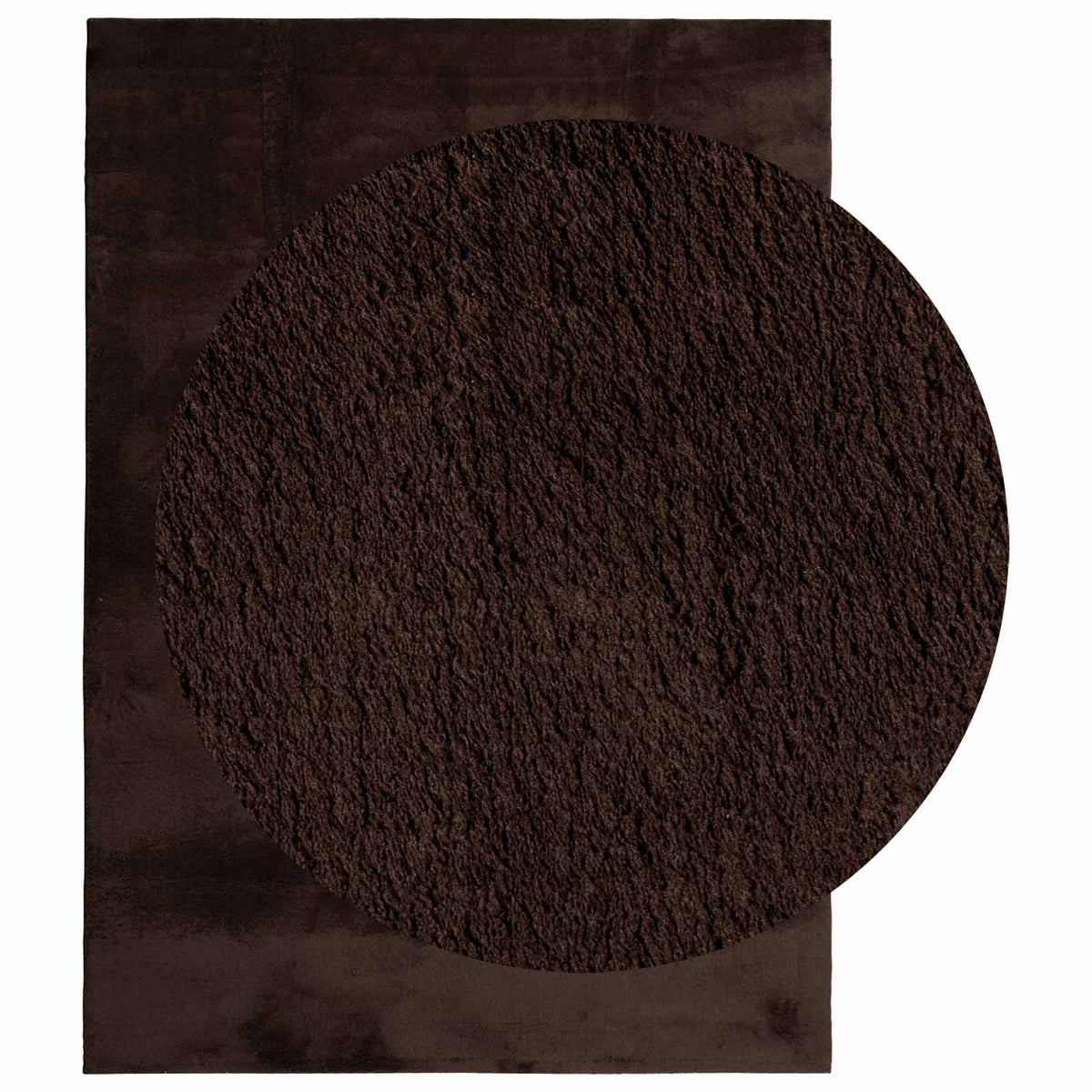 VidaXL Teppiche rechteckig Huarte braun 170 x 120 cm Polyester