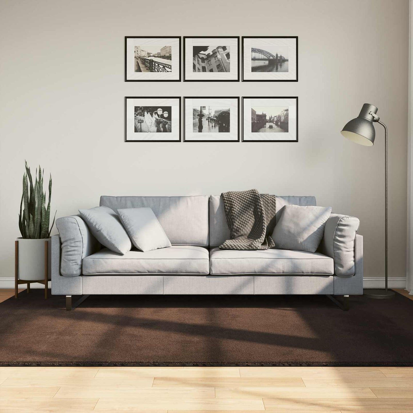 Vidaxx Teppiche rechteckig Huarte braun 230 x 160 cm Polyester