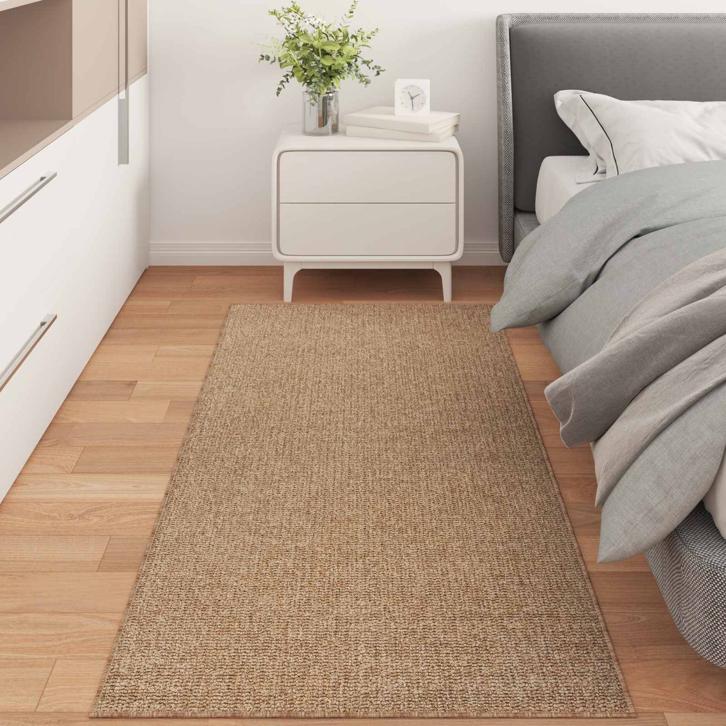Vidaxx Teppiche rechteckig Huarte Natur 150 x 80 cm Polyester