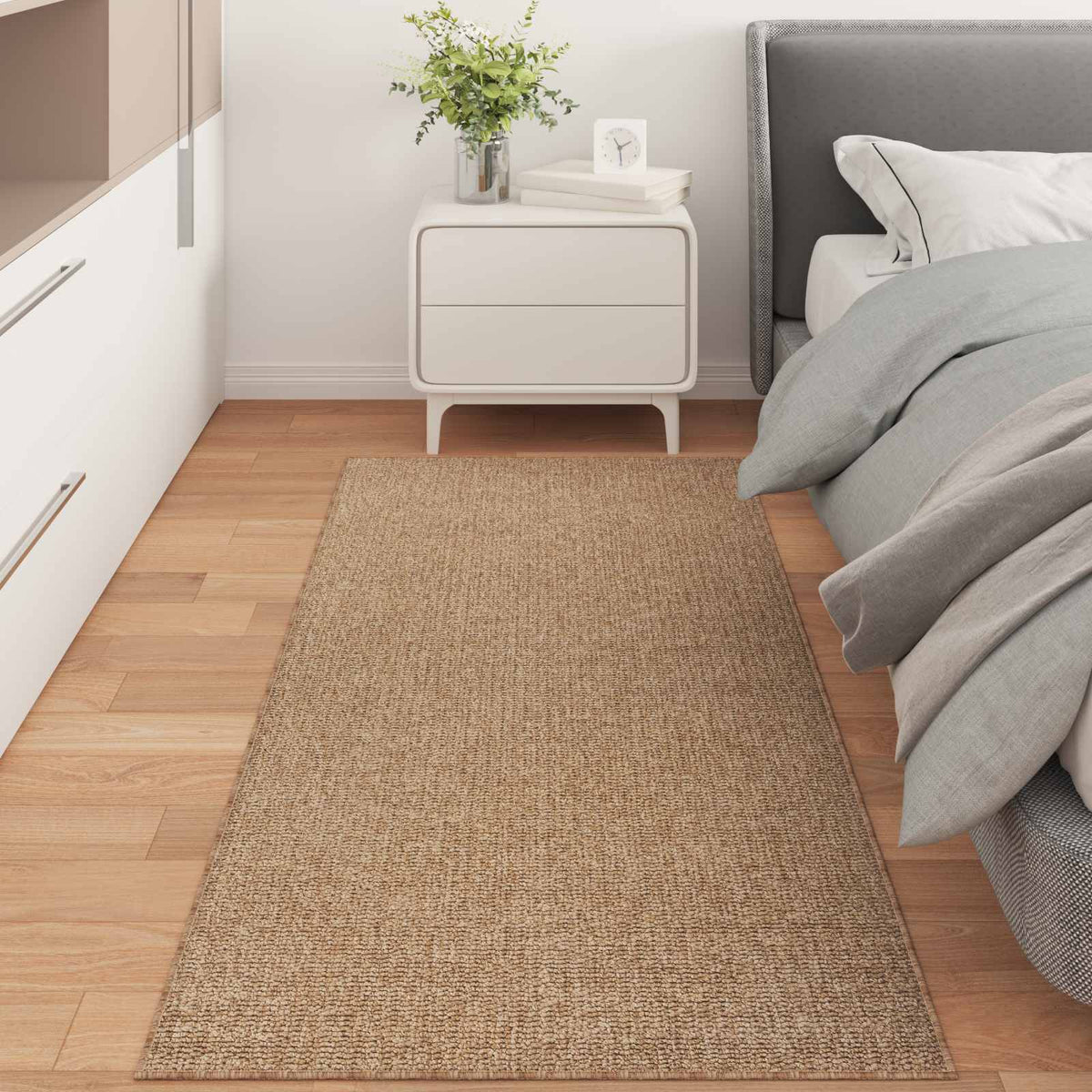 Vidaxx Teppiche rechteckig Huarte Natur 200 x 80 cm Polyester