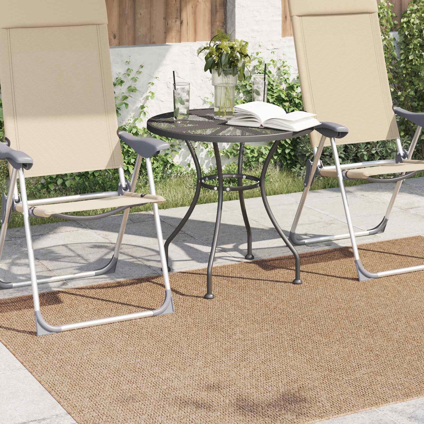 Vidaxx Teppiche rechteckig Huarte Natur 200 x 140 cm Polyester