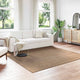 Vidaxx Teppiche quadratisch Huarte Natur 240 x 240 cm Polyester