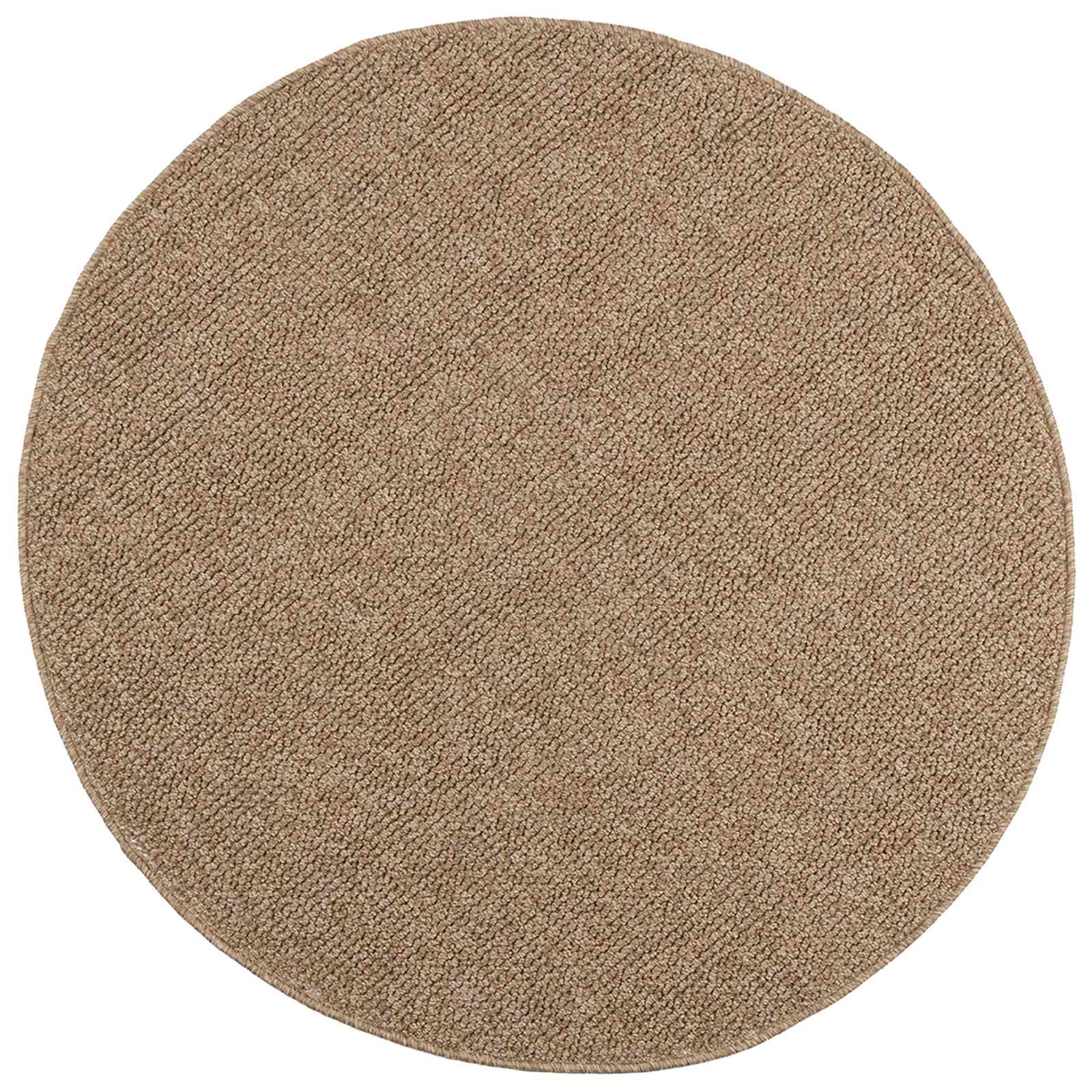 VidaXL Teppiche rund Huarte Natur ø 120 cm Polyester