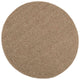 VidaXL Teppiche rund Huarte Natur ø 120 cm Polyester