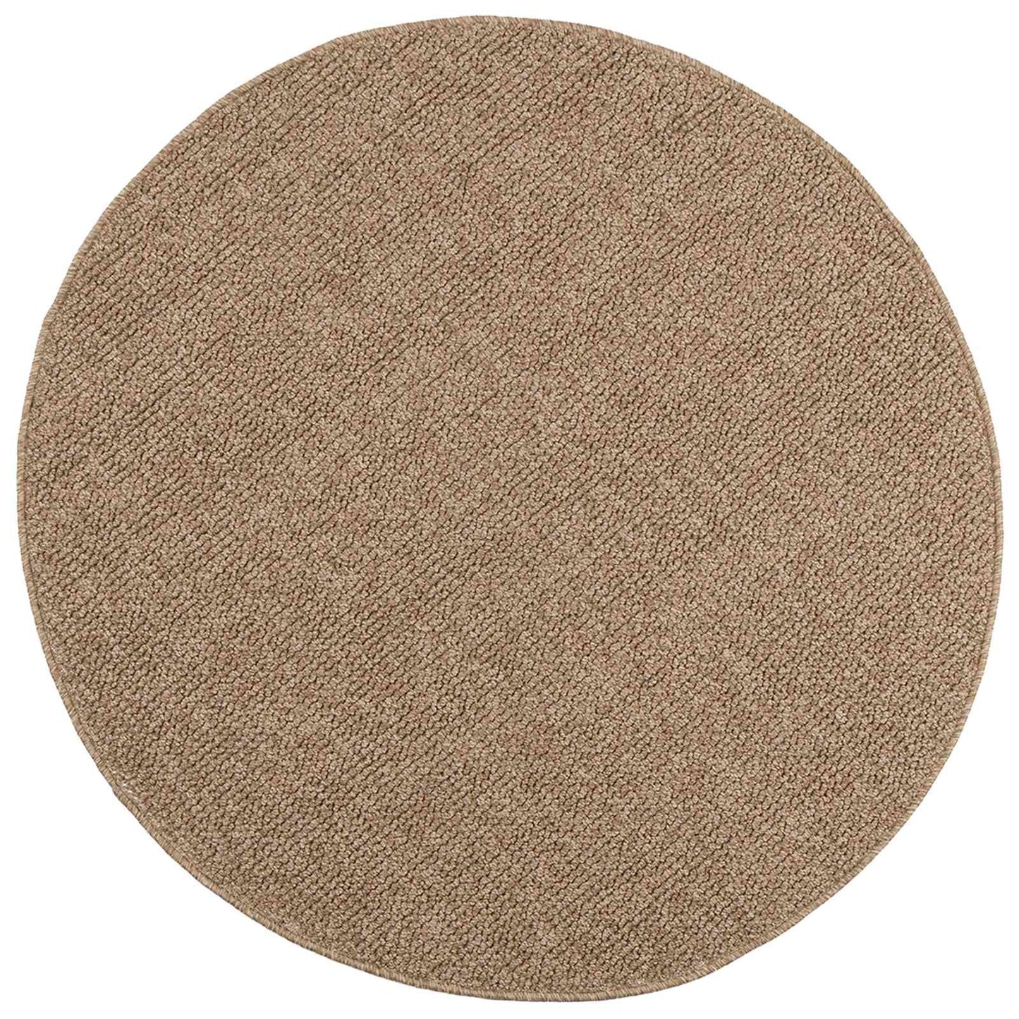 VidaXL Teppiche rund Huarte Natur ø 160 cm Polyester